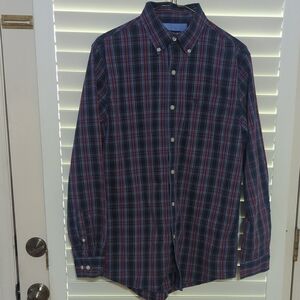 Men's Plaid Button-Down Shirt